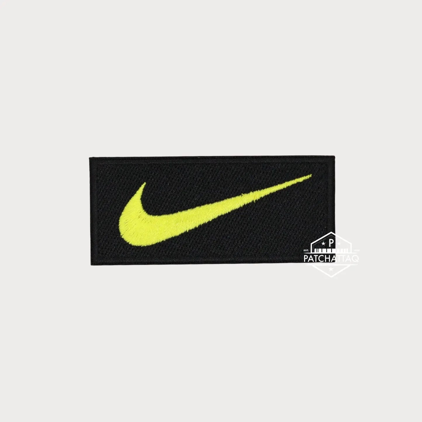 Patch Thermocollant Nike Swoosh Rectangle Brodé Haute Qualité Patchattaq