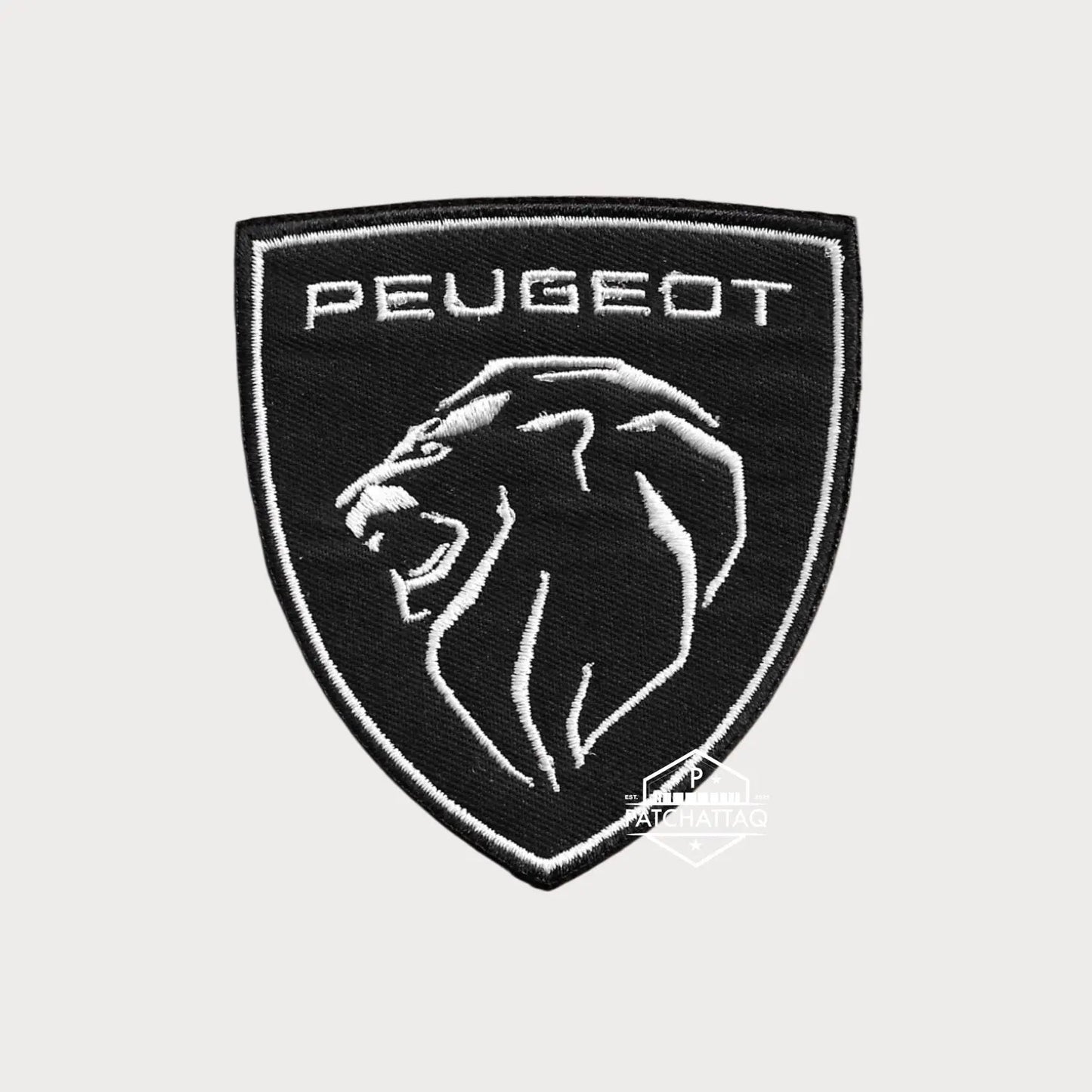Patch Thermocollant Peugeot Broderie Précise Haute Qualité Patchattaq