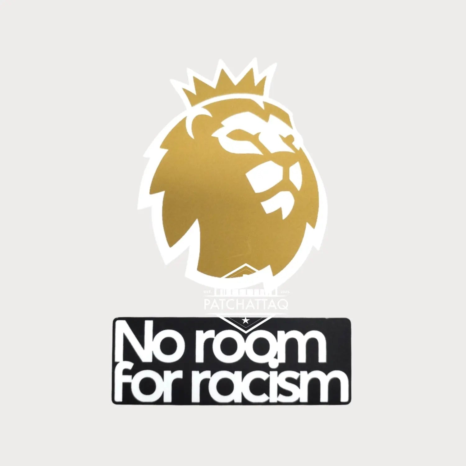 Patch Thermocollant Premier League Champions 2023-26 + No Room For Racism Patchattaq