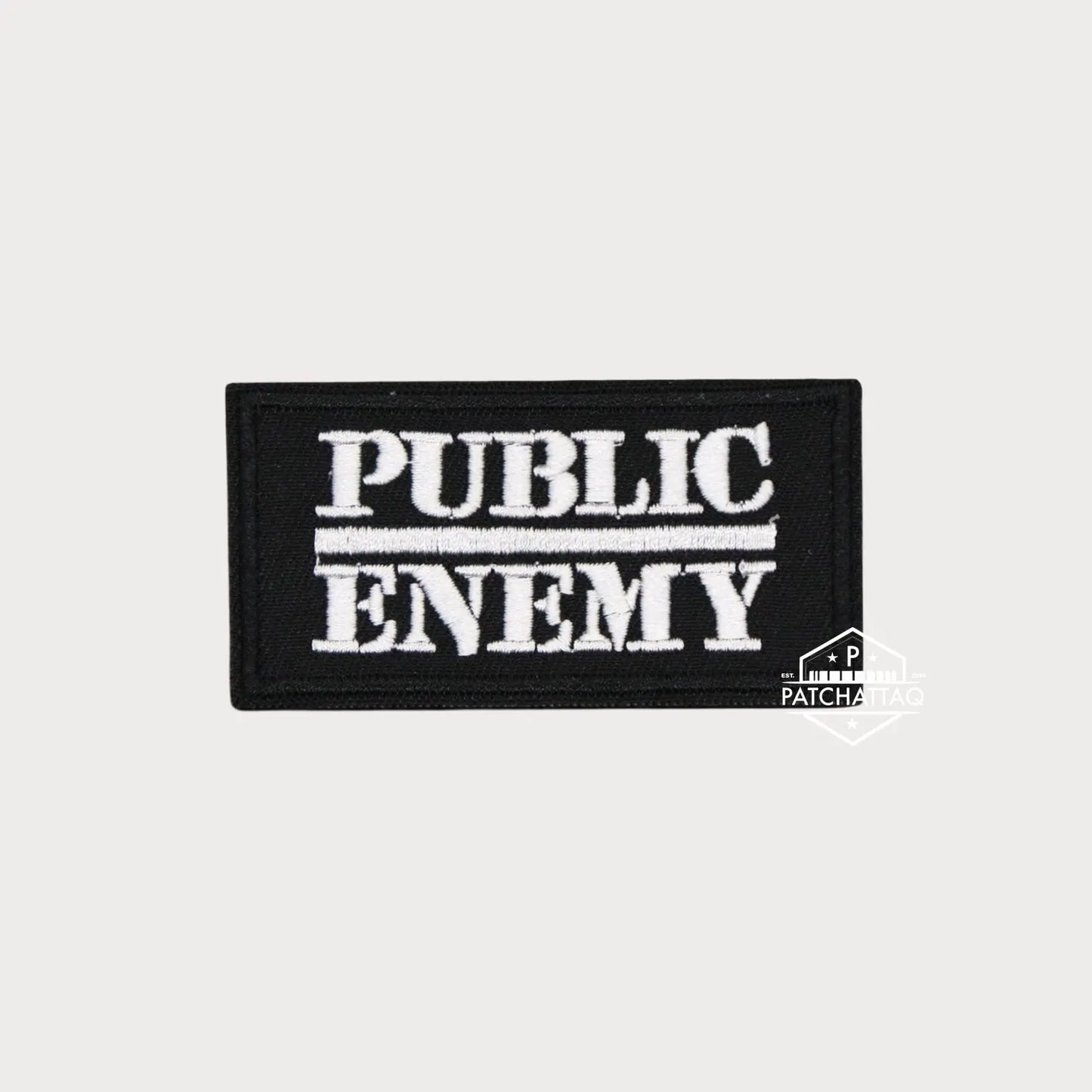 Patch Thermocollant Public Enemy Broderie Précise Haute Qualité Patchattaq