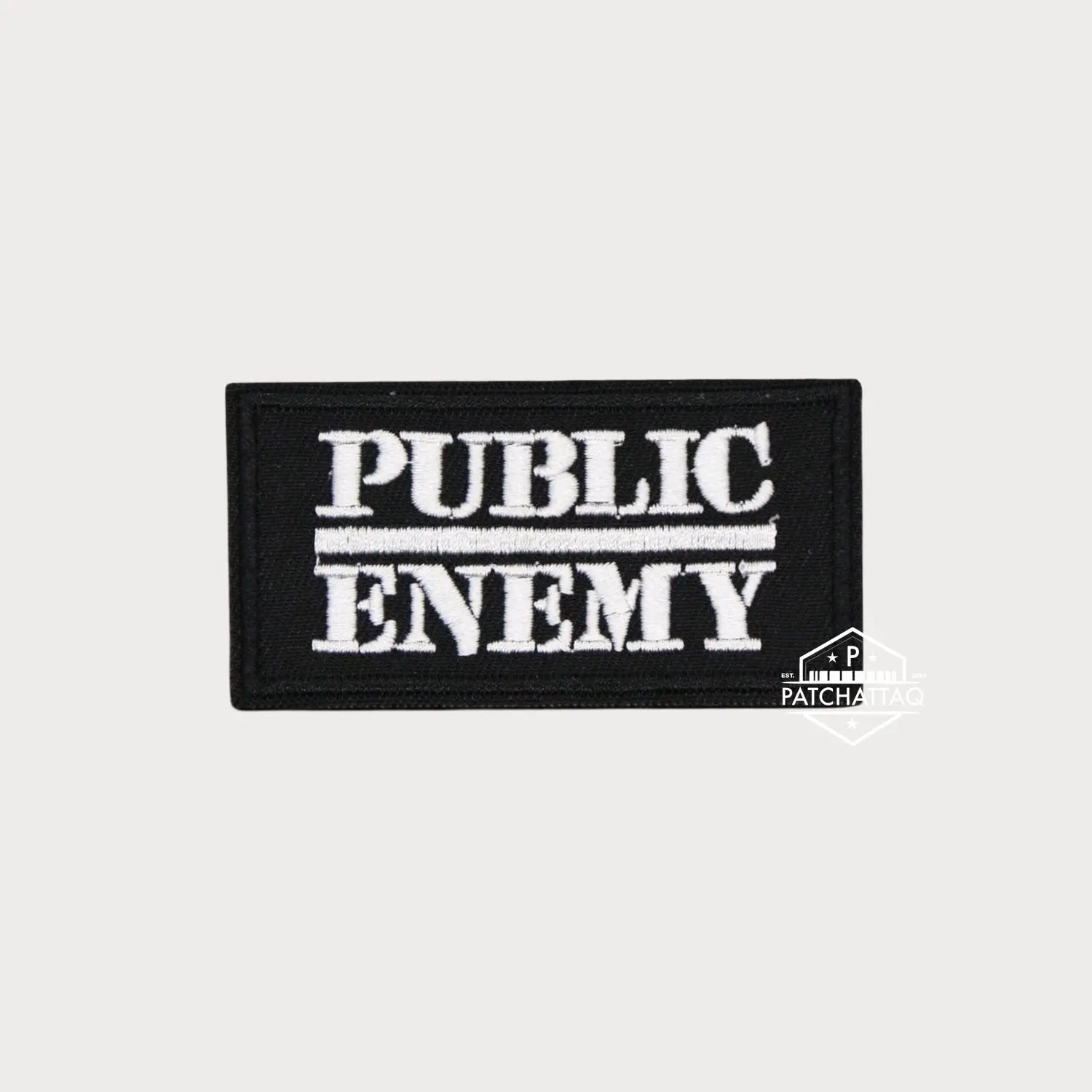 Patch Thermocollant Public Enemy Broderie Précise Haute Qualité Patchattaq