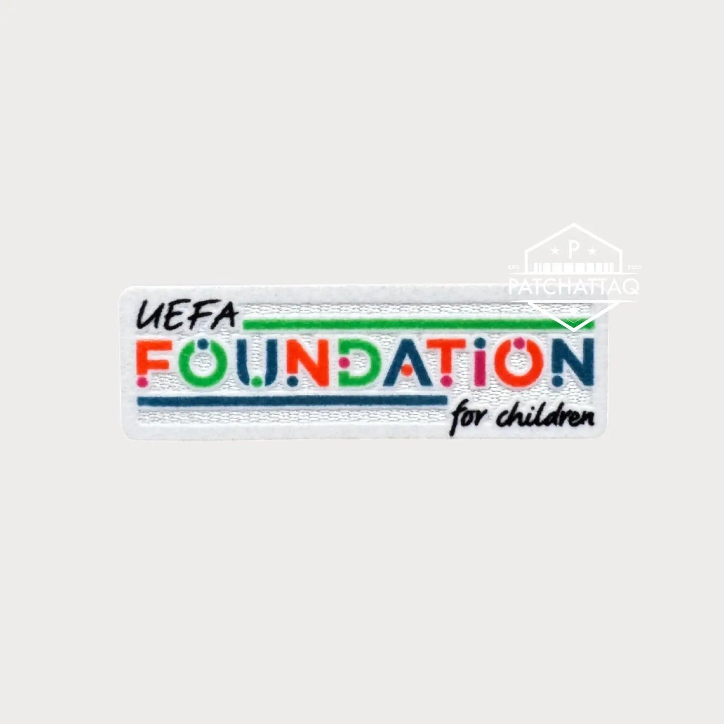 Patch Thermocollant UEFA Foundation 2021-2025 Patchattaq