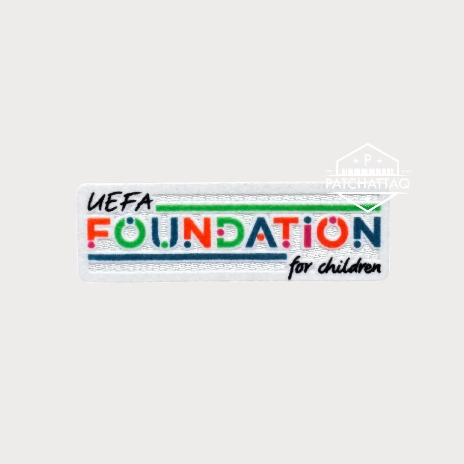 Patch Thermocollant UEFA Foundation 2021-2025 Patchattaq