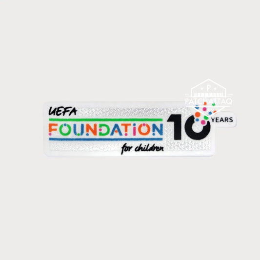 Patch Thermocollant UEFA Foundation 10 ans 2025-2026 Patchattaq