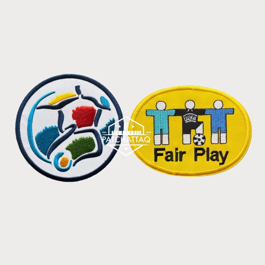 Patch Thermocollant UEFA Euro 1996 + Fair Play Brodé Haute Qualité Patchattaq