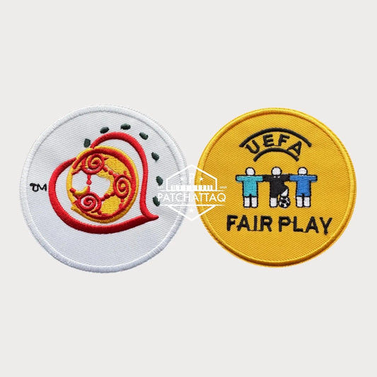 Patch Thermocollant UEFA Euro 2004 + Fair Play Brodé Haute Qualité Patchattaq