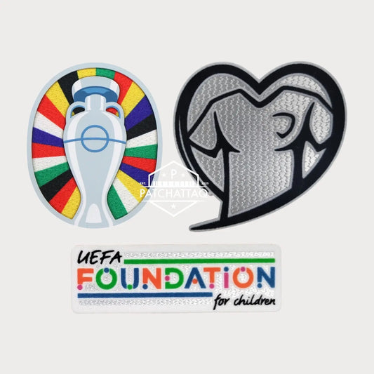 Patchs Thermocollant UEFA Euro 2024 Qualifiers Qualité Premium Patchattaq
