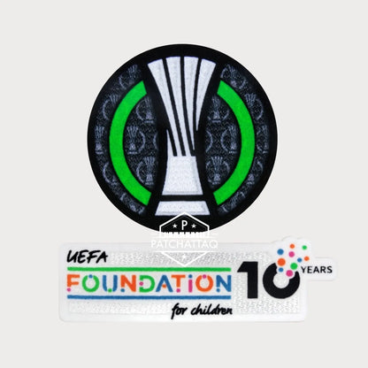 Patch Thermocollant UEFA Conference League 2025-2026 + Foundation 10 ans Patchattaq