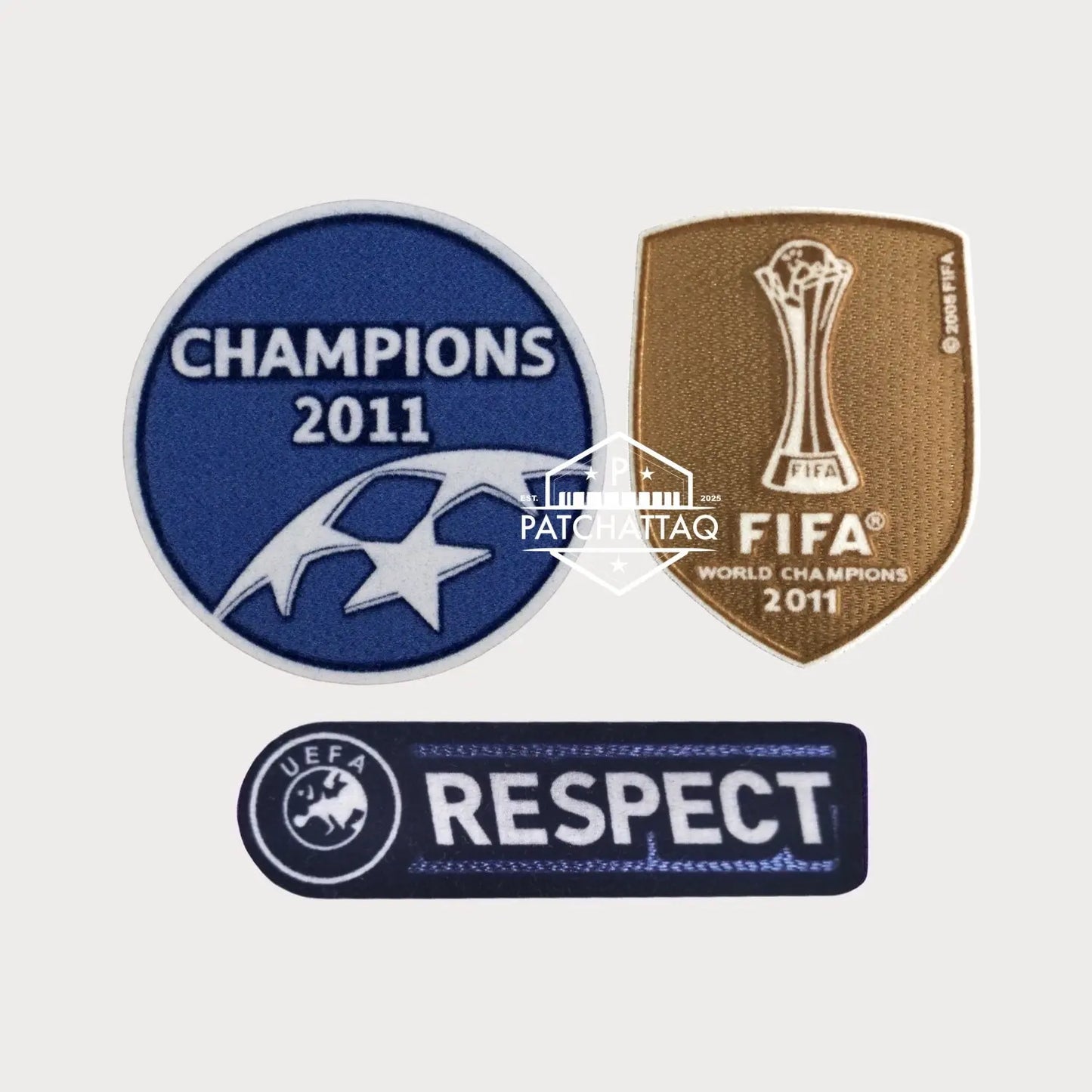 Patchs Thermocollants FC Barcelone UEFA Champions League 2011-2012 Patchattaq