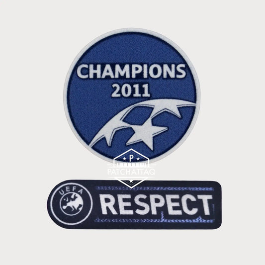 Patchs Thermocollants FC Barcelone UEFA Champions League 2011-2012 Patchattaq