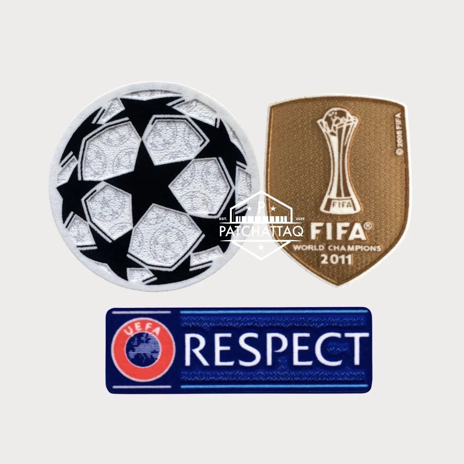 Patchs Thermocollants FC Barcelone UEFA Champions League 2012-2013 Patchattaq
