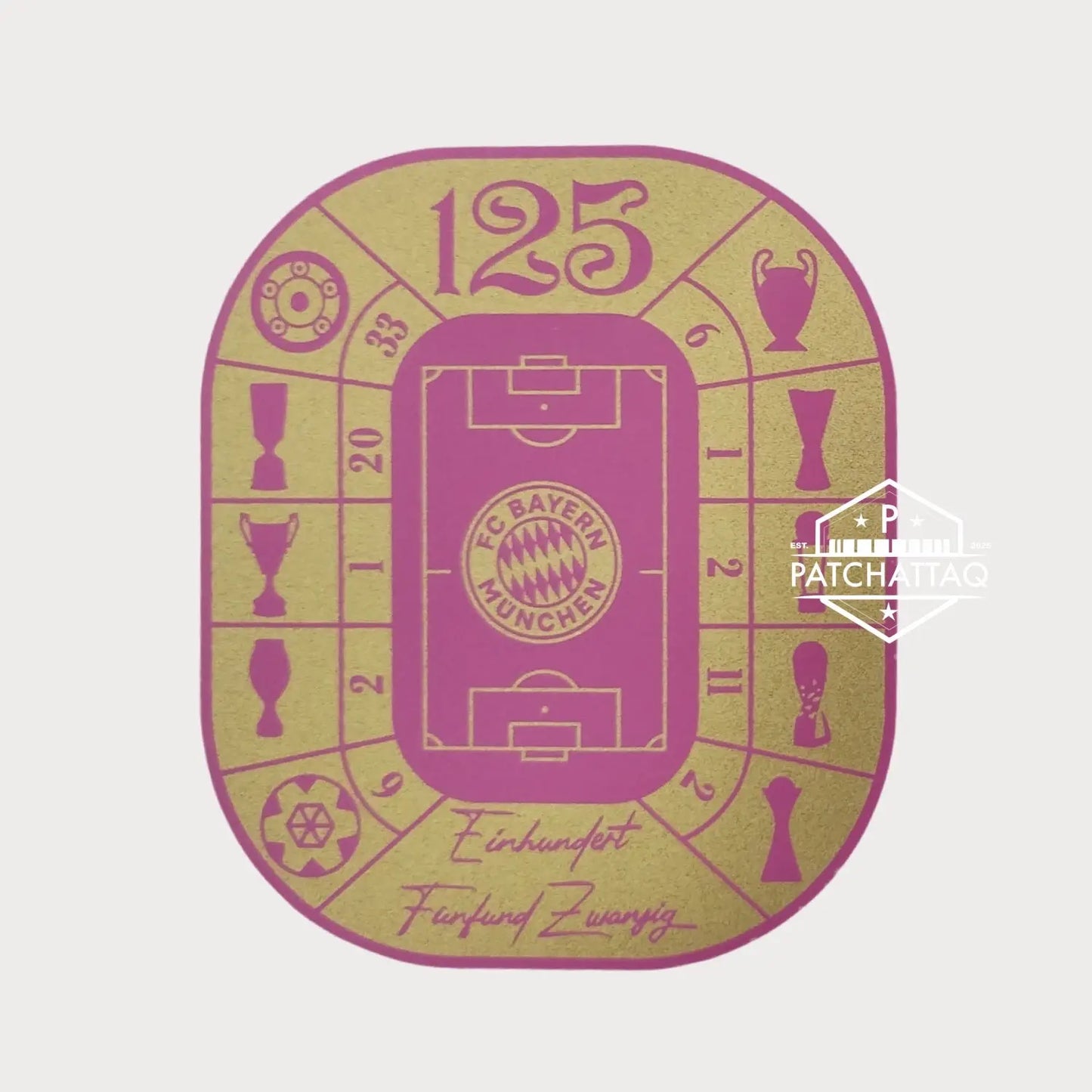 Patch Thermocollant Bayern Munich 125 ans Beckenbauer Cup 2025 Patchattaq