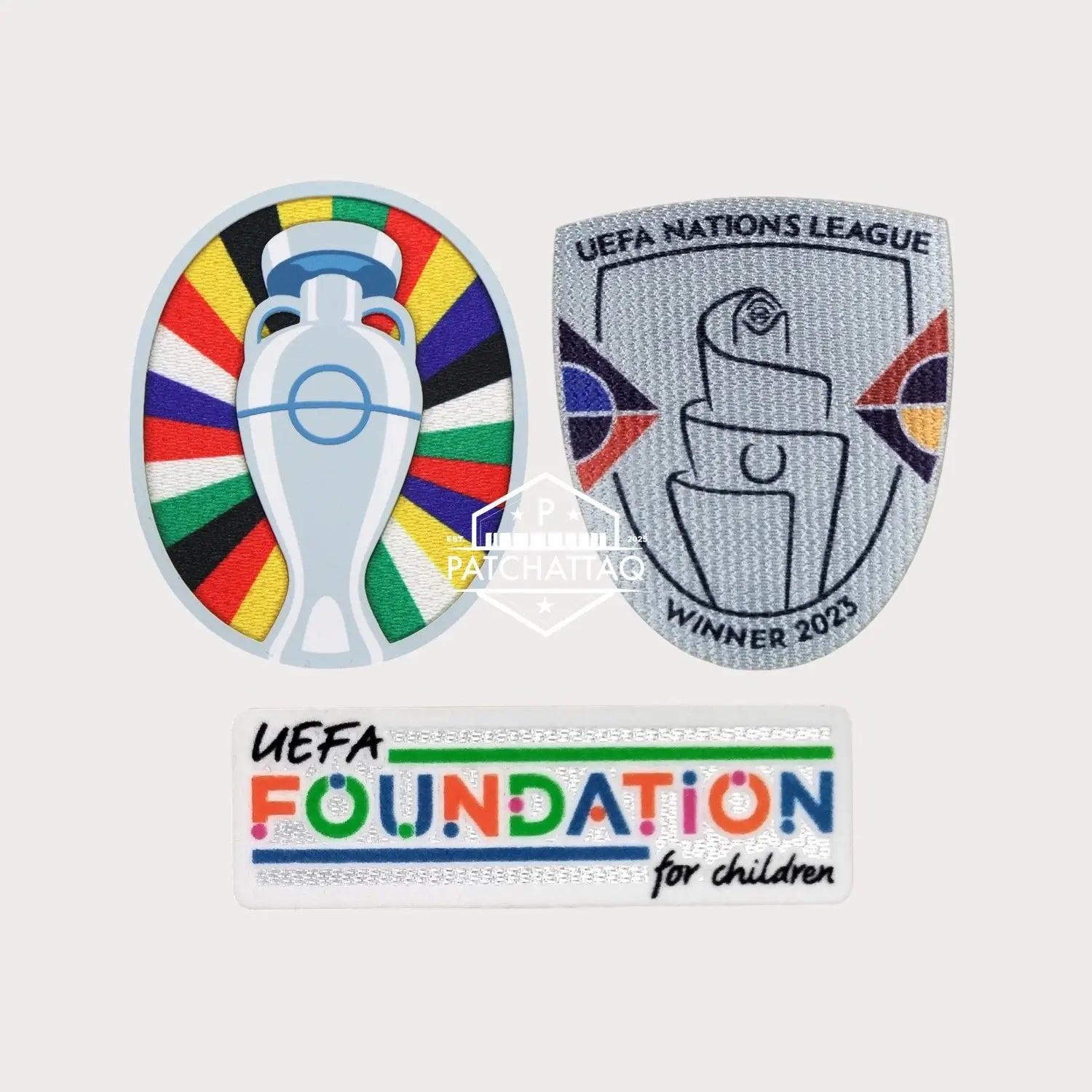 Patchs Thermocollants Espagne UEFA Euro 2024 Qualité Premium Patchattaq
