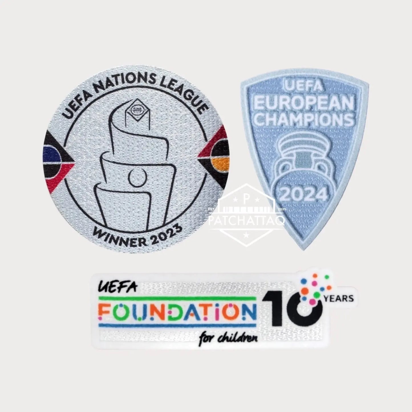 Patchs Thermocollants Espagne UEFA Nations League 2024-2025 Patchattaq