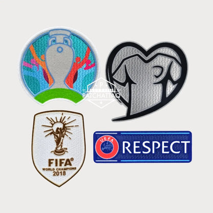 Patchs Thermocollants France UEFA Euro 2020 (2021) Qualifiers Patchattaq