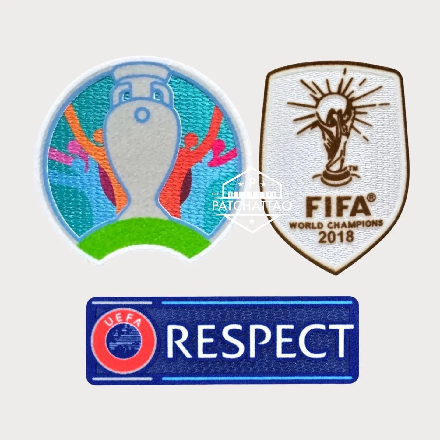 Patchs Thermocollants France UEFA Euro 2020 (2021) Patchattaq