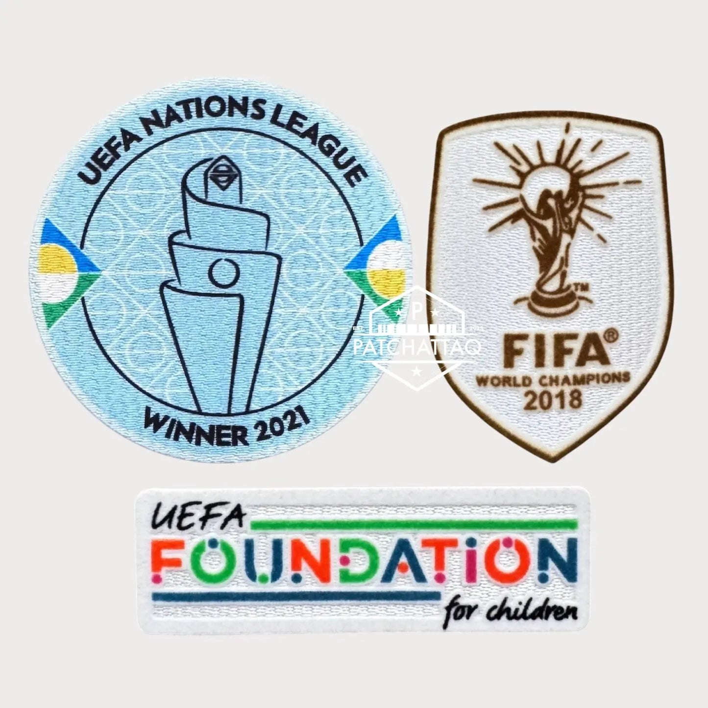 Patchs Thermocollants France UEFA Nations League 2022-2023 Patchattaq