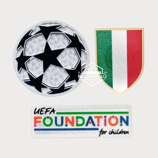 Patchs Thermocollants Inter Milan UEFA Champions League 2021-2022 Patchattaq