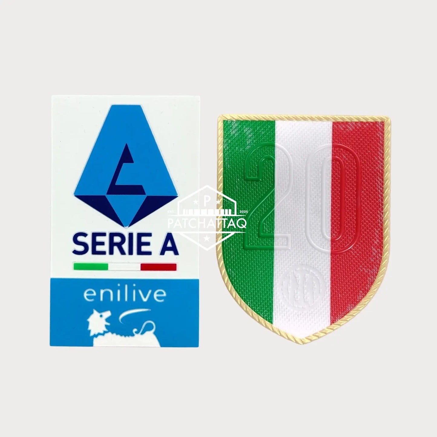 Patchs Thermocollants Inter Milan Serie A Enilive 2024-2025 Patchattaq