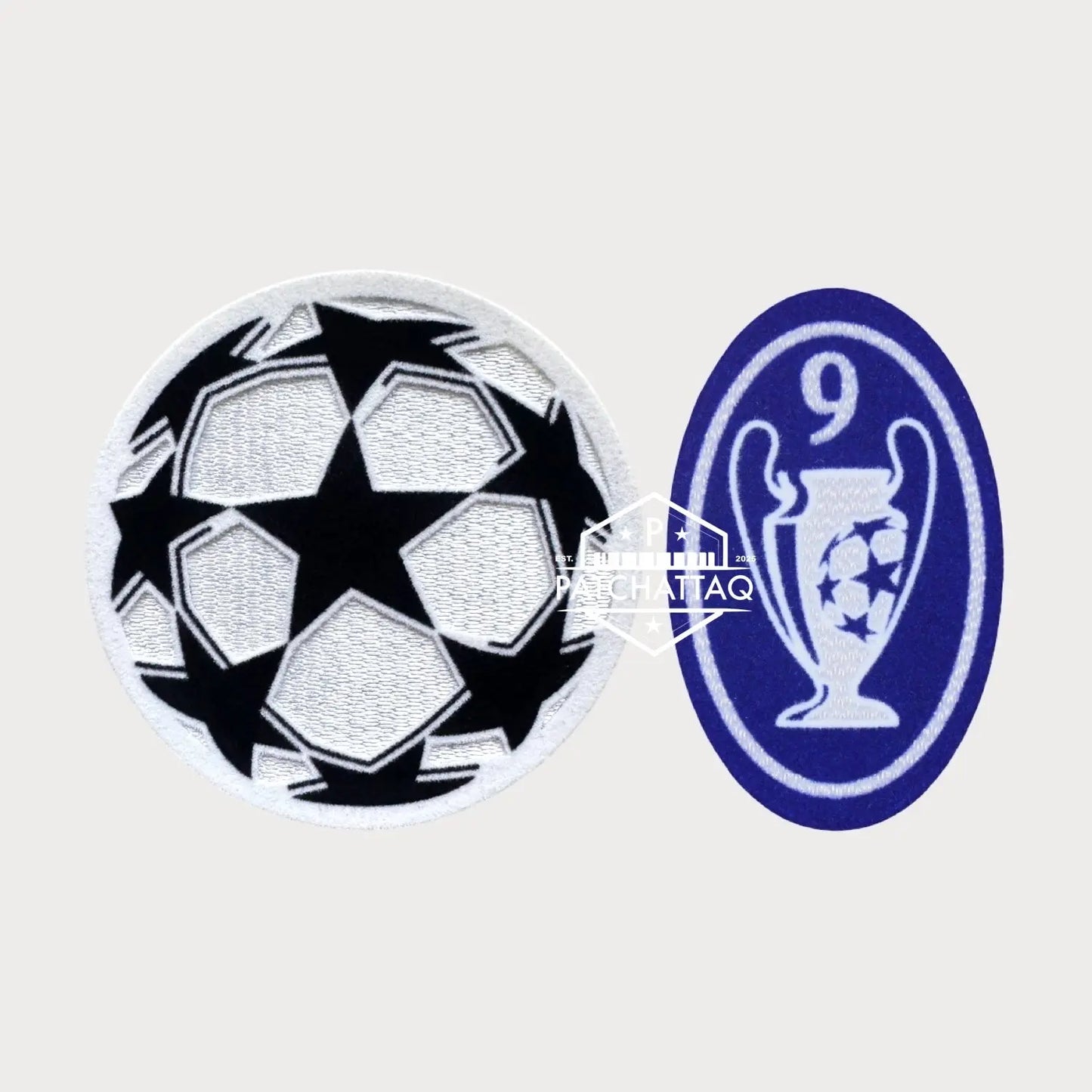 Patchs Thermocollants Real Madrid UEFA Champions League 2007-2008 Patchattaq