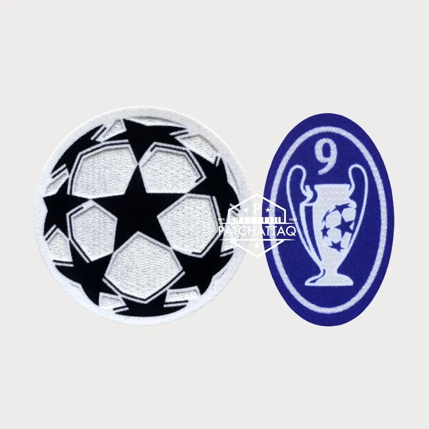 Patchs Thermocollants Real Madrid UEFA Champions League 2007-2008 Patchattaq