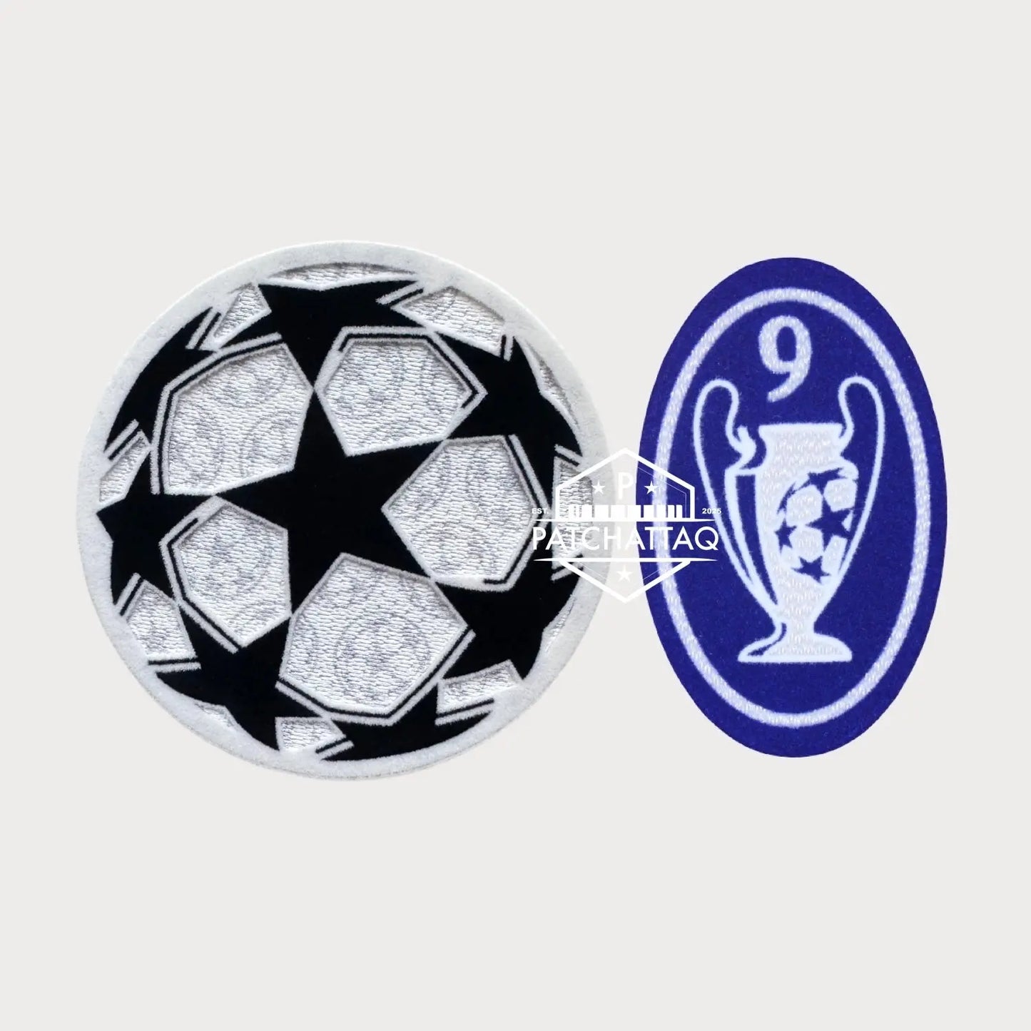 Patchs Thermocollants Real Madrid UEFA Champions League 2008-2009 Patchattaq