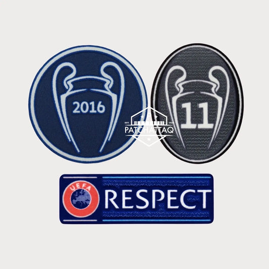Patchs Thermocollants Real Madrid UEFA Champions League 2016-2017 Patchattaq