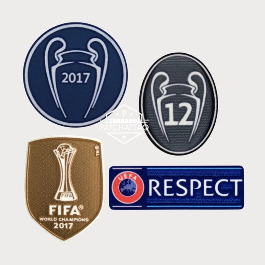 Patchs Thermocollants Real Madrid UEFA Champions League 2017-2018 Patchattaq
