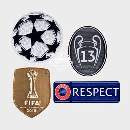 Patchs Thermocollants Real Madrid UEFA Champions League 2019-2020 Patchattaq