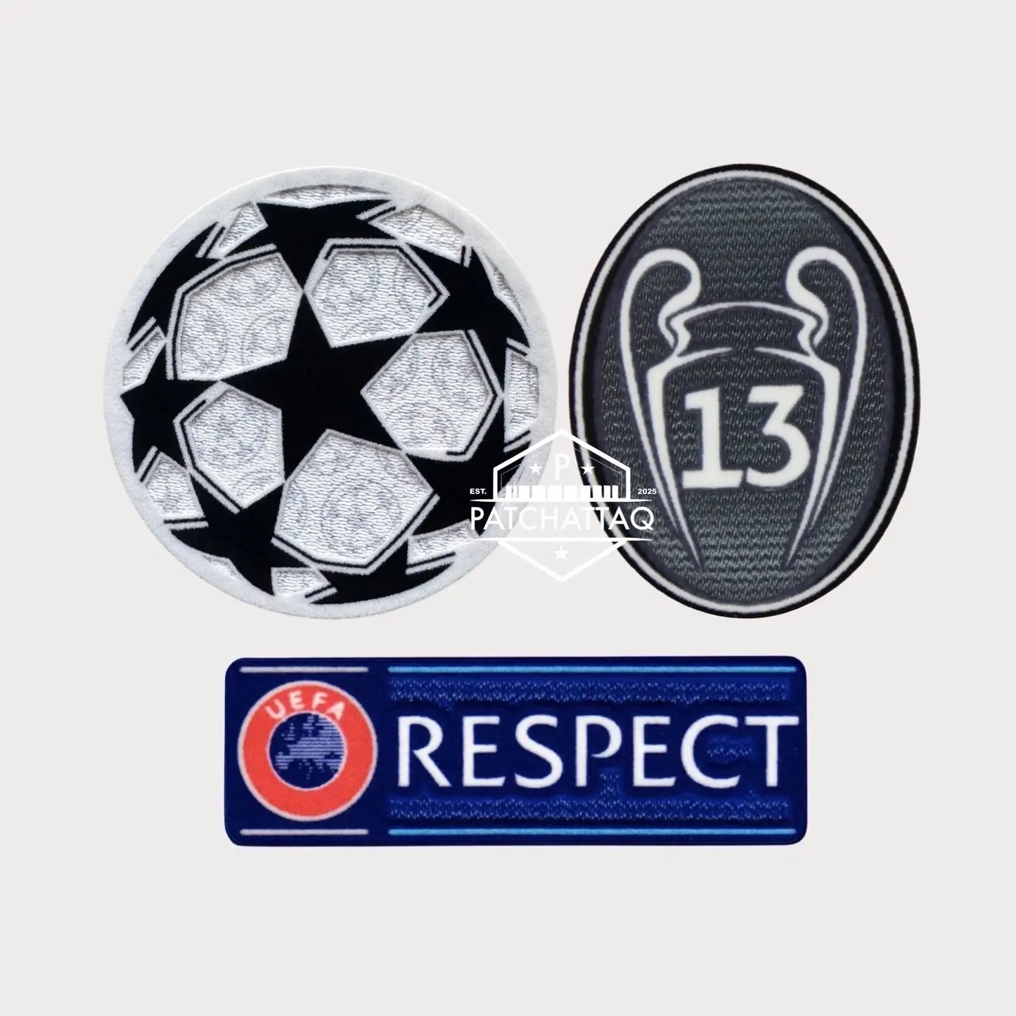 Patchs Thermocollants Real Madrid UEFA Champions League 2019-2020 Patchattaq