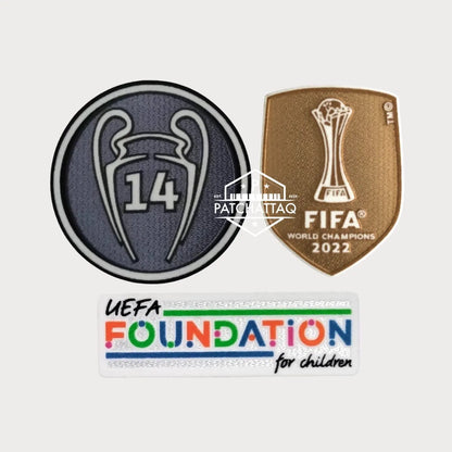 Patchs Thermocollants  Real Madrid UEFA Champions League 2022-2023 Patchattaq