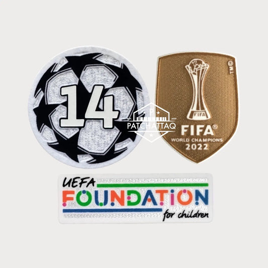 Patchs Thermocollants  Real Madrid UEFA Champions League 2023-2024 Patchattaq