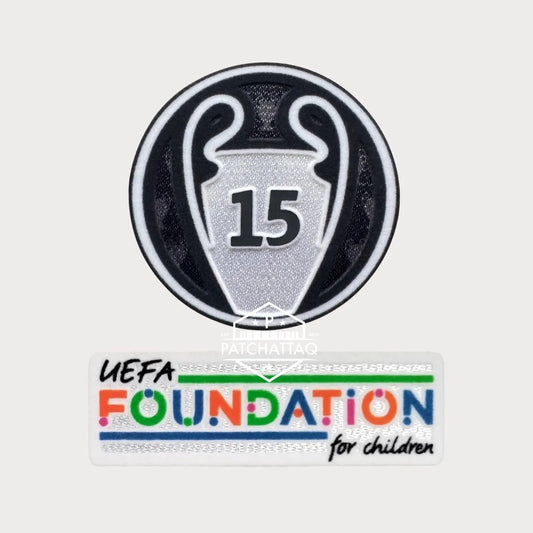 Patchs Thermocollants Real Madrid UEFA Champions League 2024-2025 Patchattaq