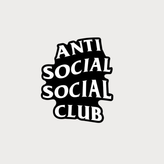 Autocollant Sticker Anti Social Social Club Vinyle Waterproof