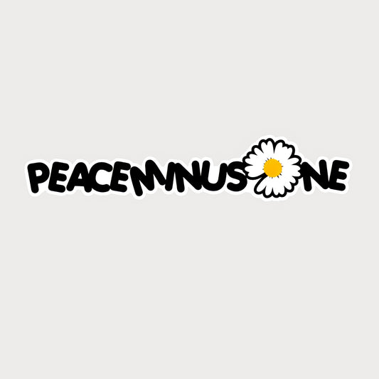 Autocollant Sticker Peaceminusone Vinyle Waterproof v1