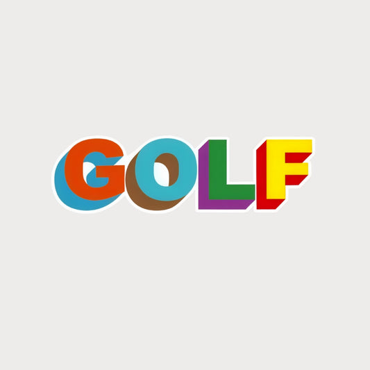 Autocollant Sticker Golf Wang Vinyle Waterproof