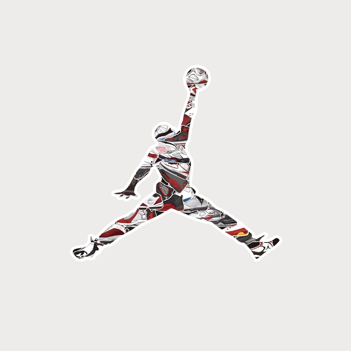 Autocollants Stickers Jordan Jumpman Vinyle Waterproof