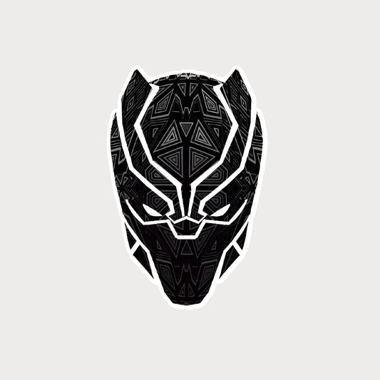 Autocollant Sticker Marvel Black Panther Mask Vinyle Waterproof