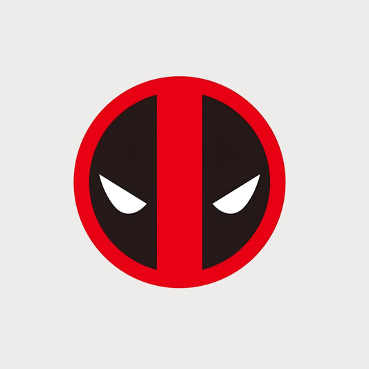 Autocollant Sticker Marvel Deadpool Mask Vinyle Waterproof