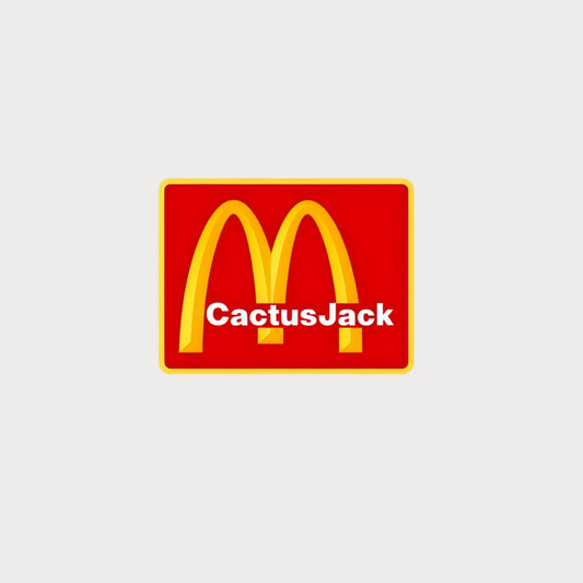 Autocollant Sticker Cactus Jack McDonald's Vinyle Waterproof
