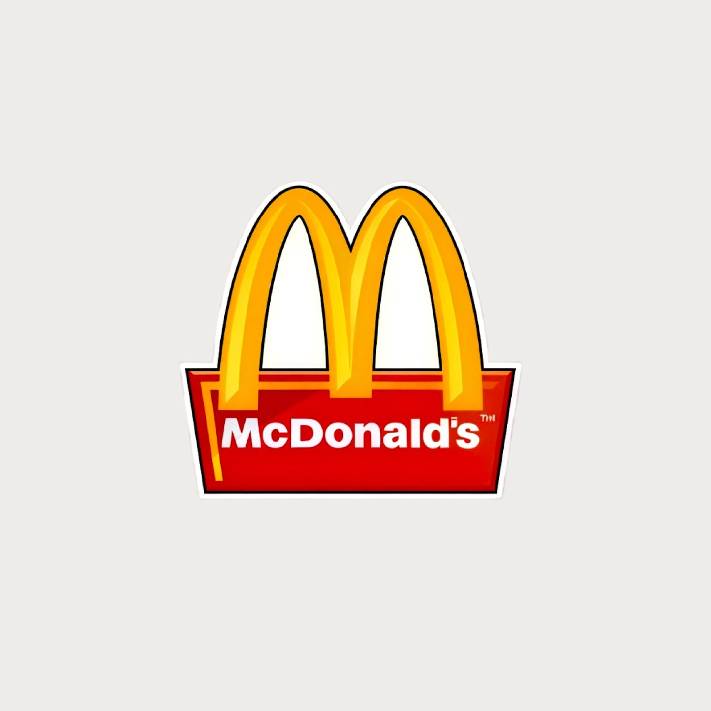 Autocollant Sticker McDonald's Vinyle Waterproof