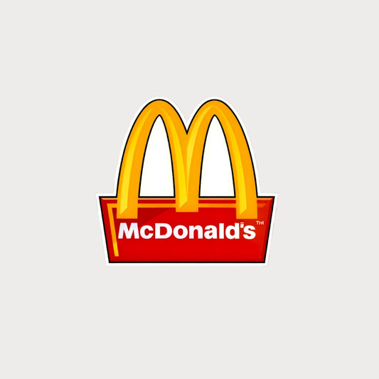 Autocollant Sticker McDonald's Vinyle Waterproof