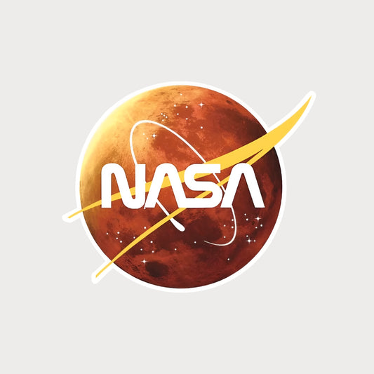 Autocollant Sticker NASA Mission Mars Vinyle Waterproof