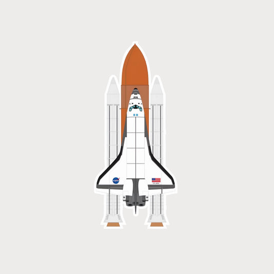 Autocollant Sticker NASA Space Shuttle Columbia Vinyle Waterproof