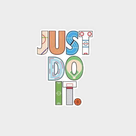 Autocollants Stickers Nike Just Do It Vinyle Waterproof v3