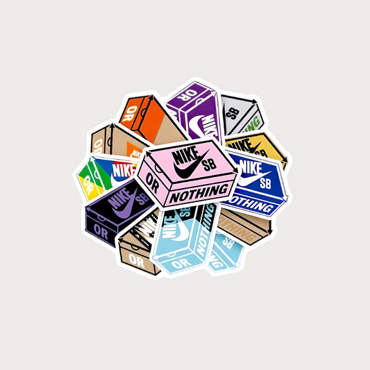 Autocollant Sticker Nike SB Shoe Boxes Vinyle Waterproof