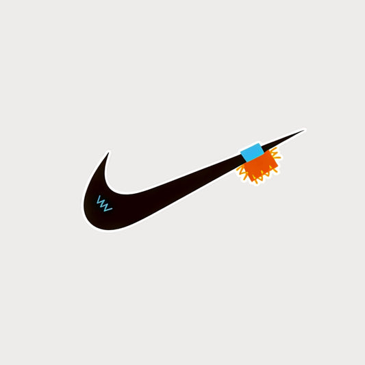 Autocollant Sticker Nike Jordan Off-White Vinyle Waterproof