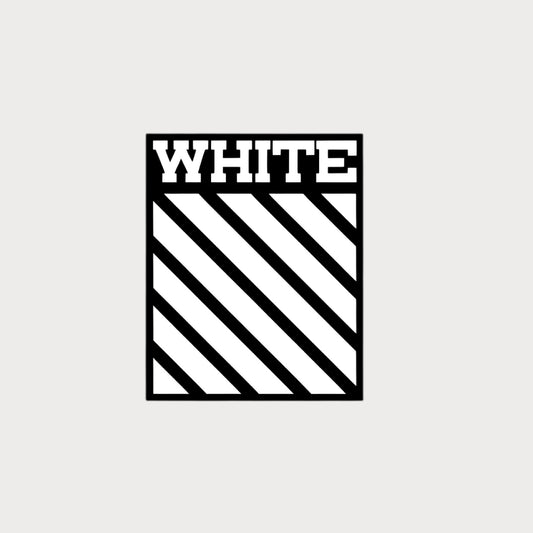 Autocollant Sticker OFF-WHITE Vinyle Waterproof