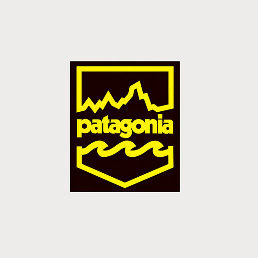 Autocollant Sticker Patagonia Badge Vinyle Waterproof