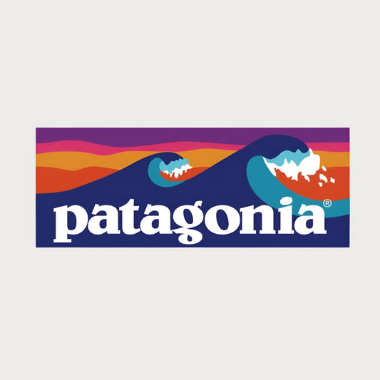 Autocollant Sticker Patagonia Boardshort Logo Vinyle Waterproof